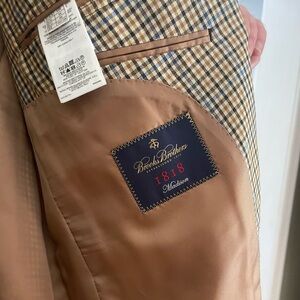 Brooks Brothers 1818 Small Plaid Men’s Blazer